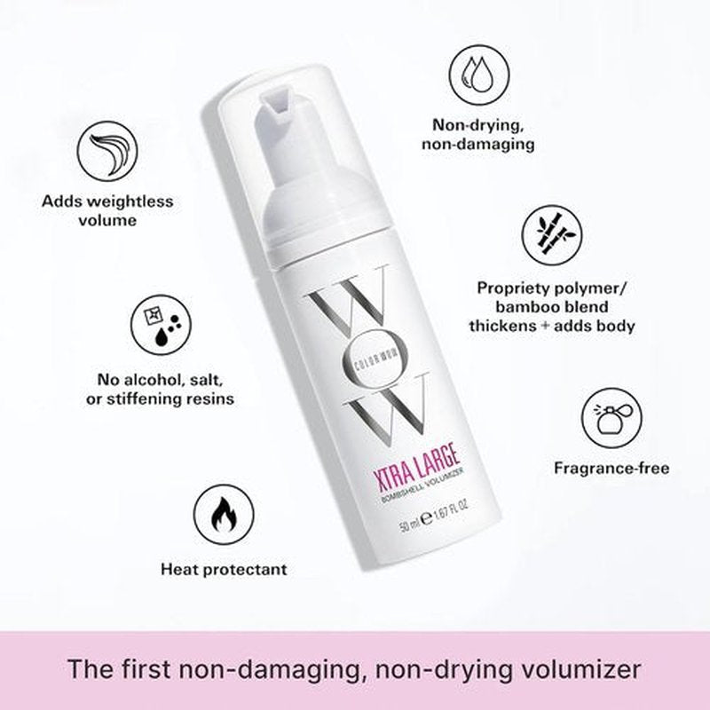 Color Wow Xtra Large Bombshell Volumizer - Alcohol-Free Formula for Long-Lasting Volume & Thickness