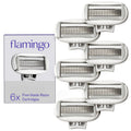 Flamingo Razors for Women Blade Refills + Foaming Shave Gel