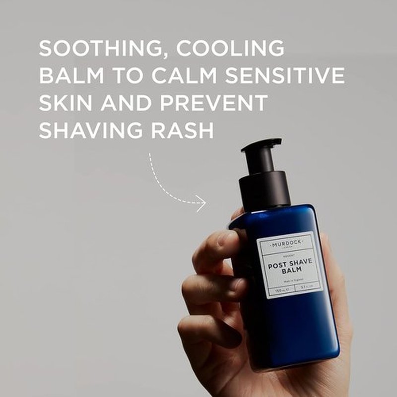 Murdock London Post Shave Balm - Lightweight Soothing Formula for Sensitive Skin | 5.1 oz / 150ml