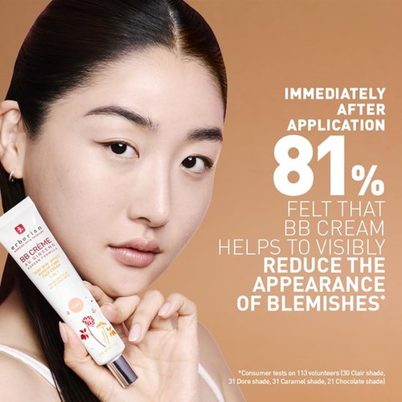Erborian BB Cream Matte - Tone-Evening Beauty Balm with SPF 20 | Moisturizes, Conceals & Natural Finish