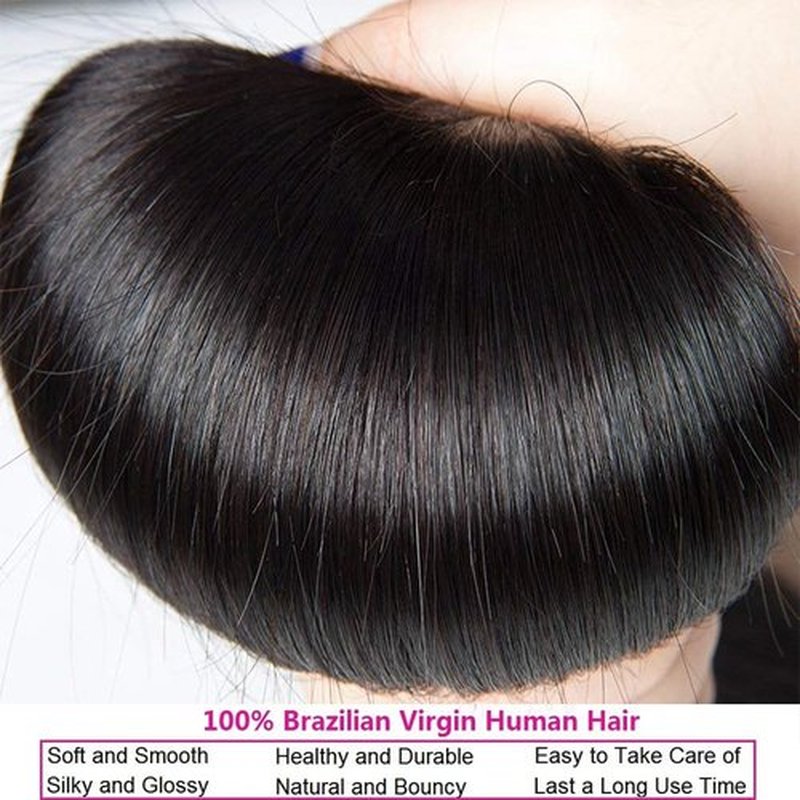 Straight Human Hair Bundles 14 16 18 20 Inch Sew In Hair Extensions 400g/Pack