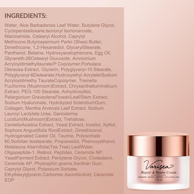 Regine Switzerland Anti-Aging Face Moisturizer - Retinol, Ceramides & Peptides for Soft, Hydrated Skin | Fragrance-Free, 1.7 oz