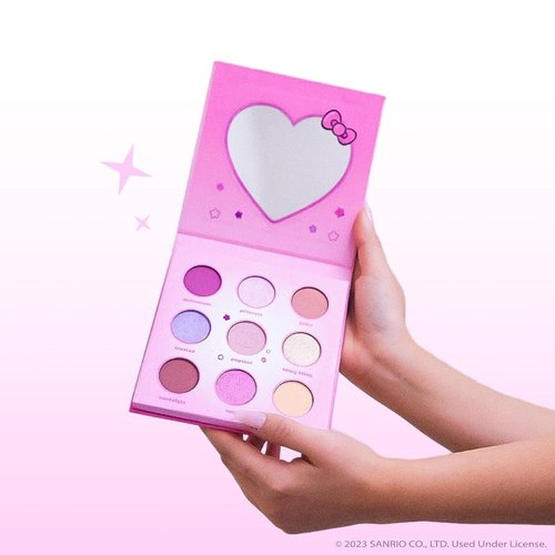 The Crème Shop Hello Kitty Eyeshadow Palette - Y2K Angel Baby in Pink | Vibrant Colors & Long-Lasting Formula