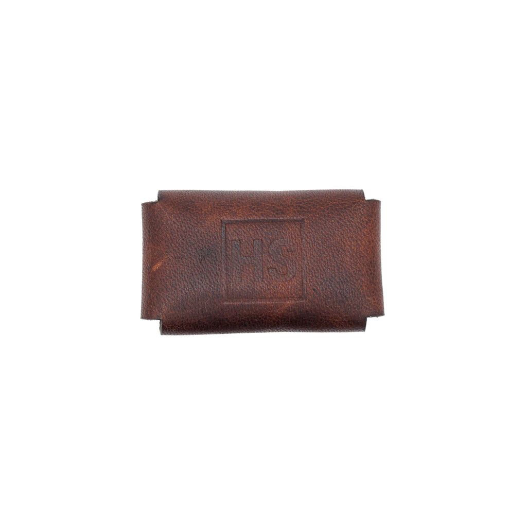 Henson Shaving Razor Leather Head Cover/Sheath for Henson AL13 and Henson Ti22 (Brown Leather)