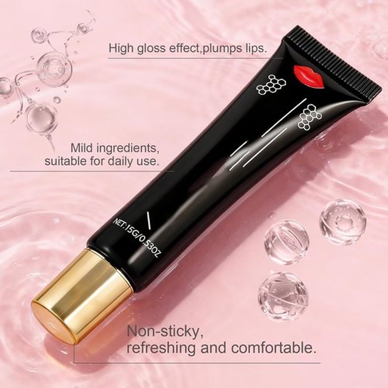 Glovera Labios Carnosos Lip Booster Serum - 24-Hour Volumizing Treatment for Hydrated, Plump Lips (1PC)