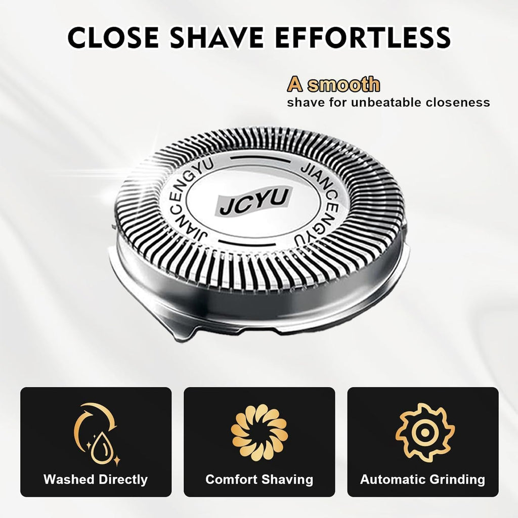 9 Pack HQ8 Replacement Heads Compatible with Philips Norelco Aquatec Shavers, HQ8 Blades for Razor PT720 AT750 AT890 PT730 HQ71XX HQ73XX Series