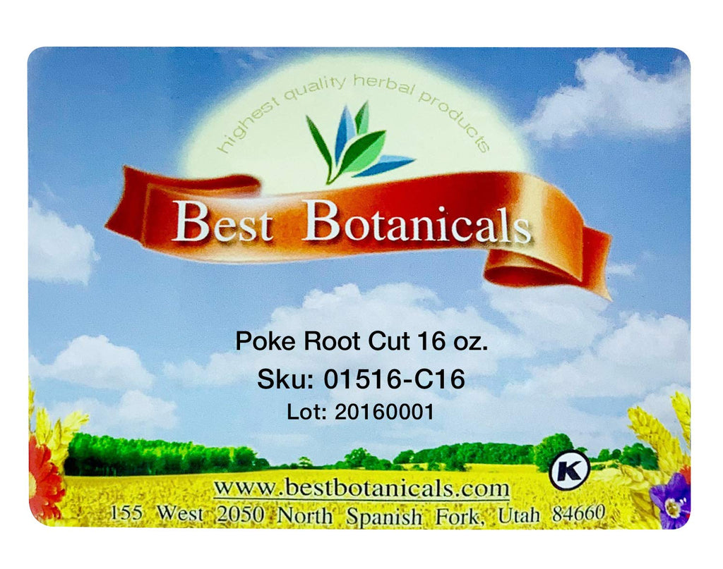 Best Botanicals Poke Root Cut 16 oz.