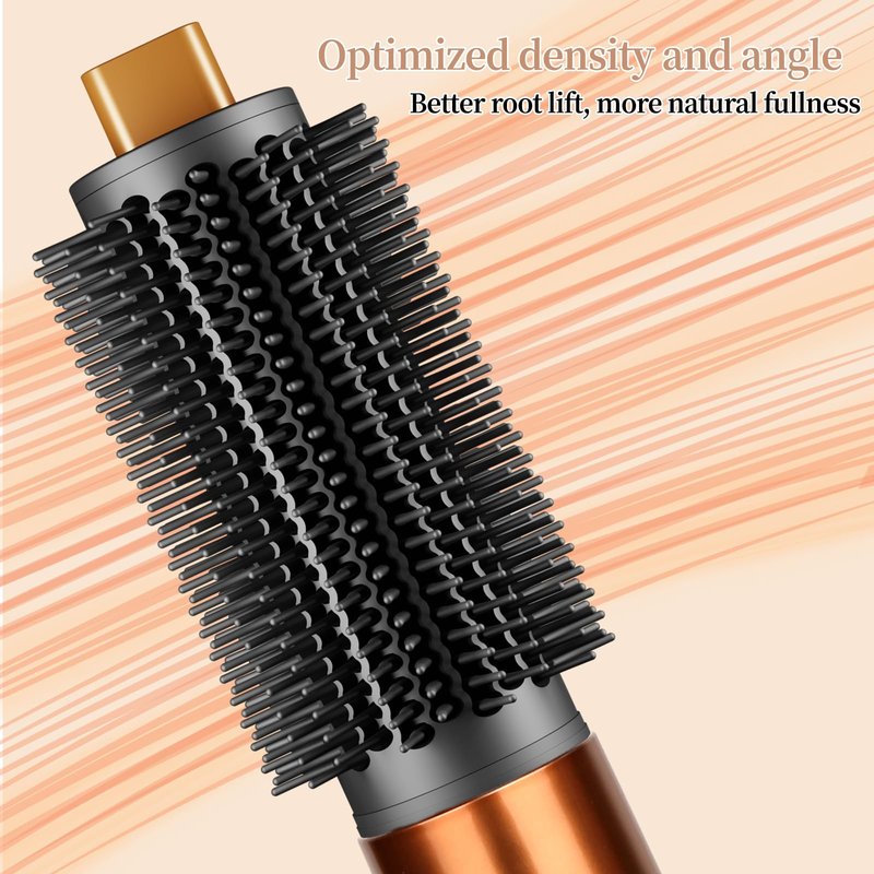 ZEPHBLOW Upgraded Round Volumizing Brush for Dyson Airwrap, Round Brush Attachment Compatible with Airwrap HS01/05/08, Flexible Bristles for Root Lift Volume Frizz Control Styling Volumizing