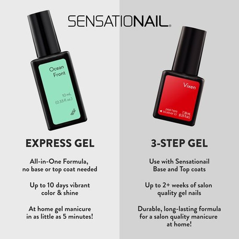 Sensationail Peel Off Formula Gel Nail Polish Base Coat Refill, Clear, 0.25 Fl Oz