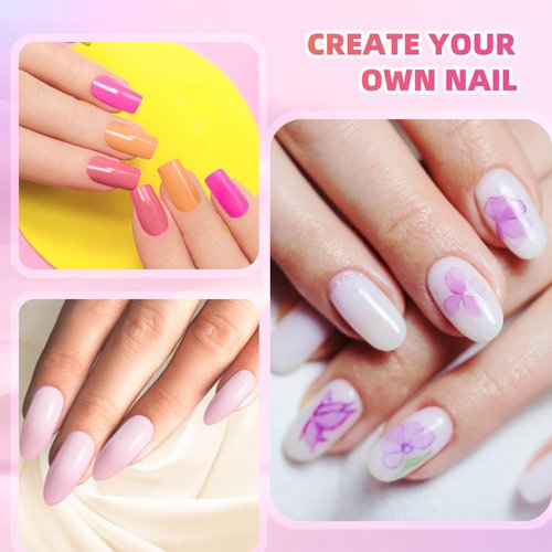 20 Colors Ombre Gel Nail Polish - Sponge Pat Painting Gel for Gradient Nails, Aura & French Manicure, Fluffy Cloud Texture with No-Wipe Glossy Finish, DIY Nail Art Kit for Beginners & Professionals