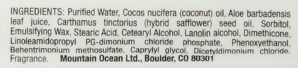 Mountain Ocean Coconut Skin Trip Moisturizer, 8 Fluid Ounce (5454)