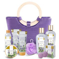 Spa Luxetique Bath Sets for Women Gifts - 10 Pcs Lavender Spa Kit, Self Care Kit for Her, Birthday, Anniversary, Holiday, Mother's Day Gifts for Her, Mother, Girlfriends, Wife