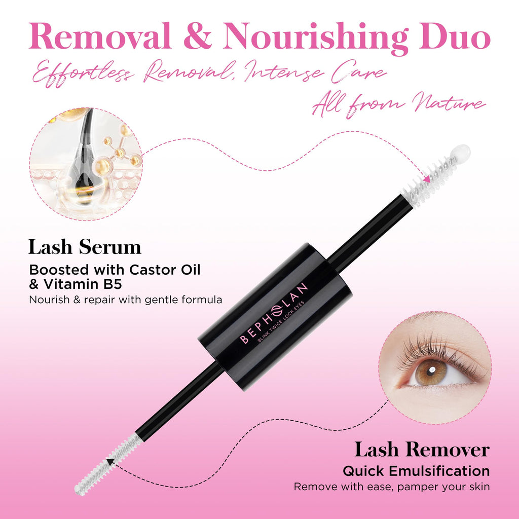 BEPHOLAN Eyelash Glue Remover，Makeup remover oil