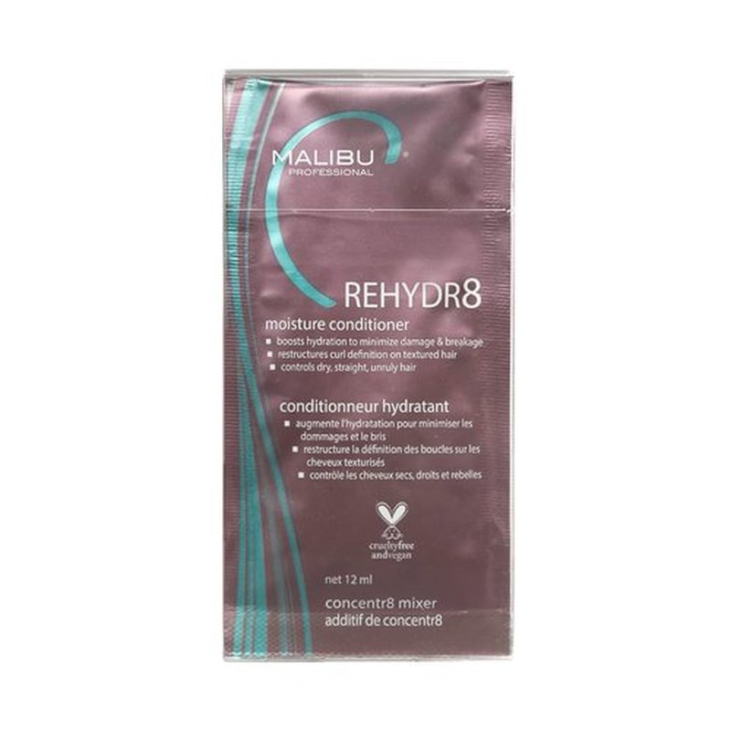 Malibu C REHYDR8 Moisture Conditioner - Hydration Boosting Formula for Dry Hair - Revives All Hair Types