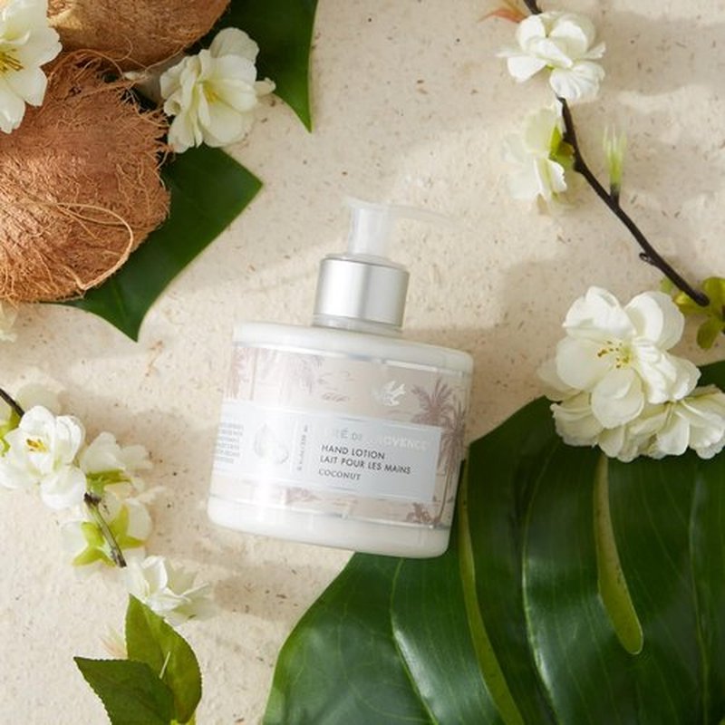 Pre de Provence Coconut Hand Lotion - Shea Butter Enriched, Silky Smooth Formula, 11 Fl Oz