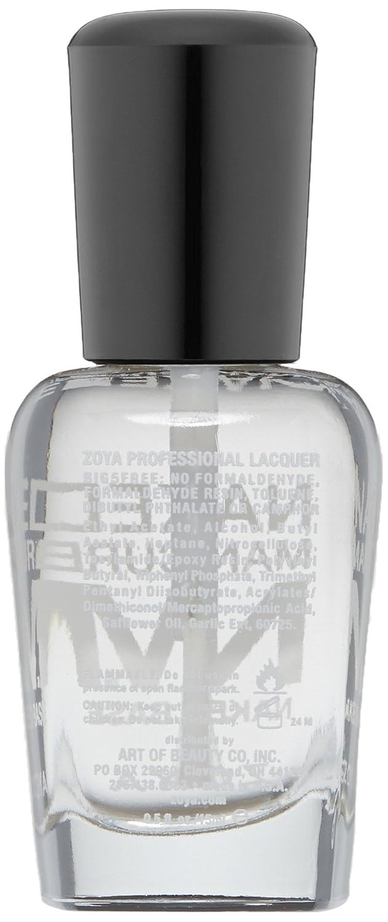 ZOYA Naked Manicure Base Coat - Clear Finish for Smooth Nails | 0.5 fl. oz.