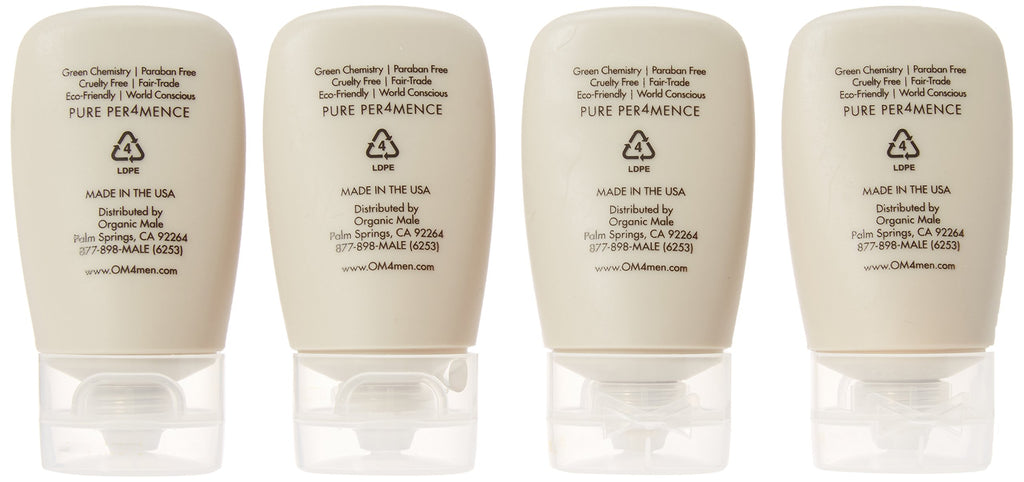 Organic Male OM4 Sensitive Travel Starter 4-Step RegiMEN - 4 ct