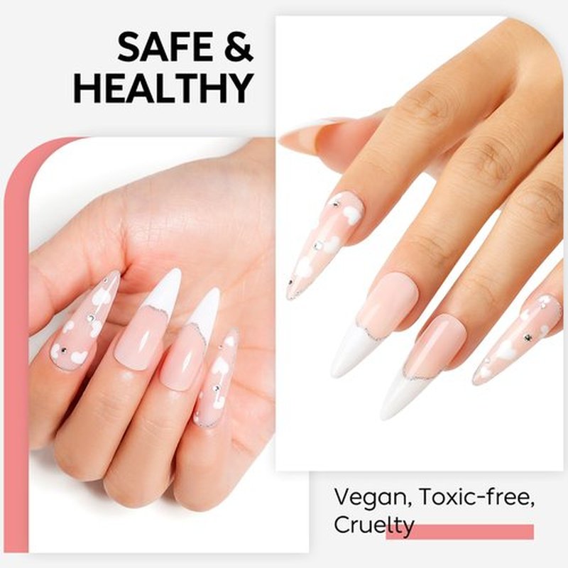 AIMEILI Nail Dehydrator and Primer with Gel Base & Top Coat Set, Hema Free, Cruelty Free, Vegan, Shine Finish and Long Lasting Gel Nail Polish Starter Kit