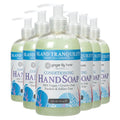 Ginger Lily Farms Botanicals Conditioning Liquid Hand Soap, Island Tranquility, 100% Vegan & Cruelty-Free, Green Tea Lemongrass Scent, 12 Fl Oz (Pack of 6)