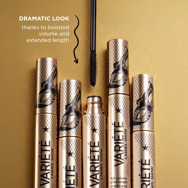 Variete Lashes Mascara - Volumizing Formula for Stunning Length | 10 ml