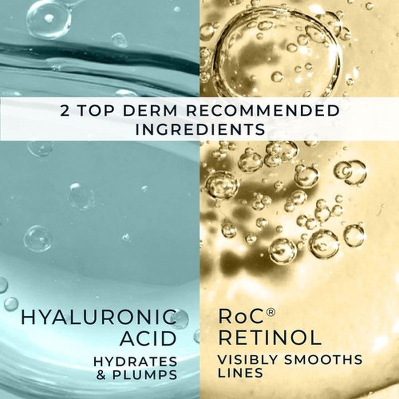 RoC Retinol Correxion Daily Face Moisturizer - Max Hydration with Hyaluronic Acid, 1.7 oz