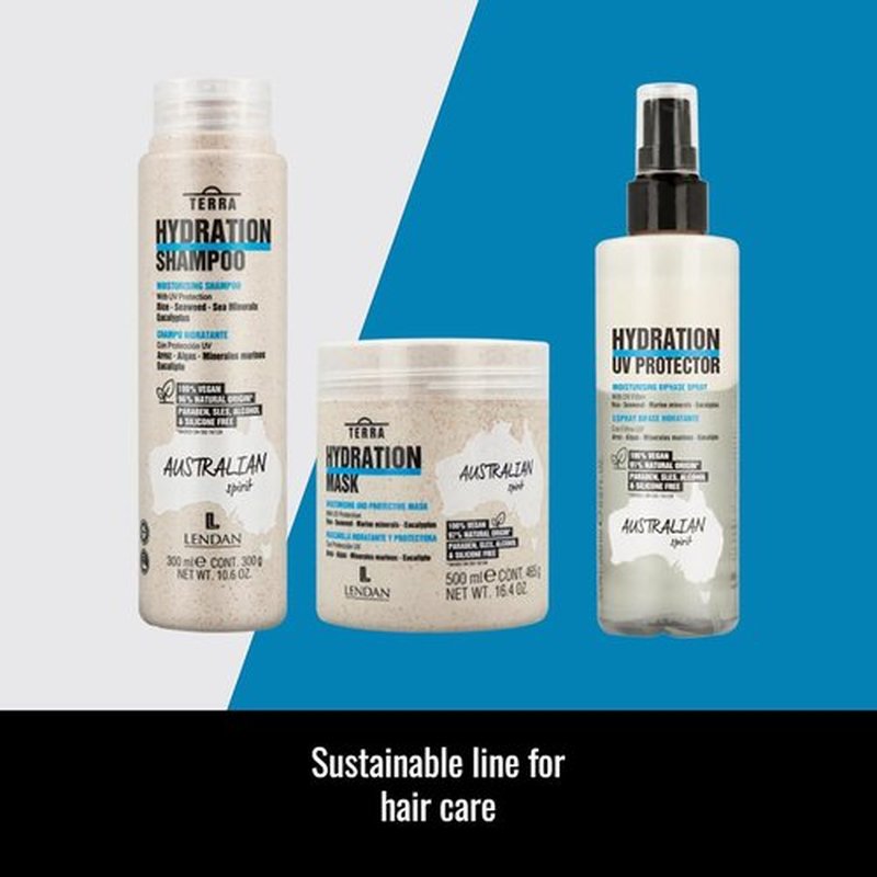 Lendan Hydrating Hair Mask - Terra Hydration for Dry, Damaged Hair - 500 ml | Repairs, Hydrates & Prevents Color Loss