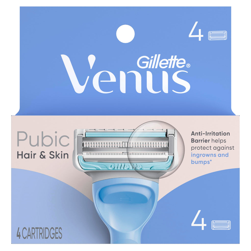 Gillette Venus Intimate Grooming Women's Razor Blade Refills, 4 CT