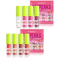 VolksRose 8pcs Lip Gloss Oil Set, Flavored Hydrating Lip Glow Oil, Lipgloss Lipoil Set for Women Girls Teens, Tinted Plumping Lip Gloss Packs, Fat Lip Oil Lip Balm for Dry Lips Nourishing