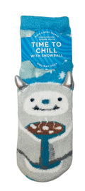 Bath and Body Works Yeti Time to Chill Blue Moisturizing Socks Infused with Shea Butter One Size Fits Most