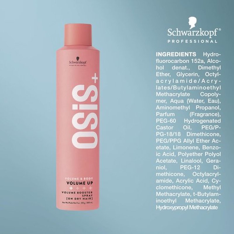 OSiS+ Volume Up Booster Spray, 9 oz (2 Pack) – Lightweight Flexible Style Control – Textured Volume with Natural Movement and Feel – Volumizing Hair Spray