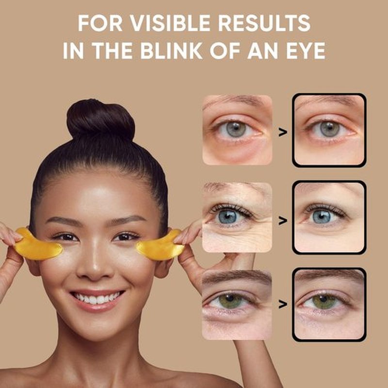 Celor Under Eye Patches - 20 Pairs for Puffy Eyes & Dark Circles - Collagen & Amino Acid Formula