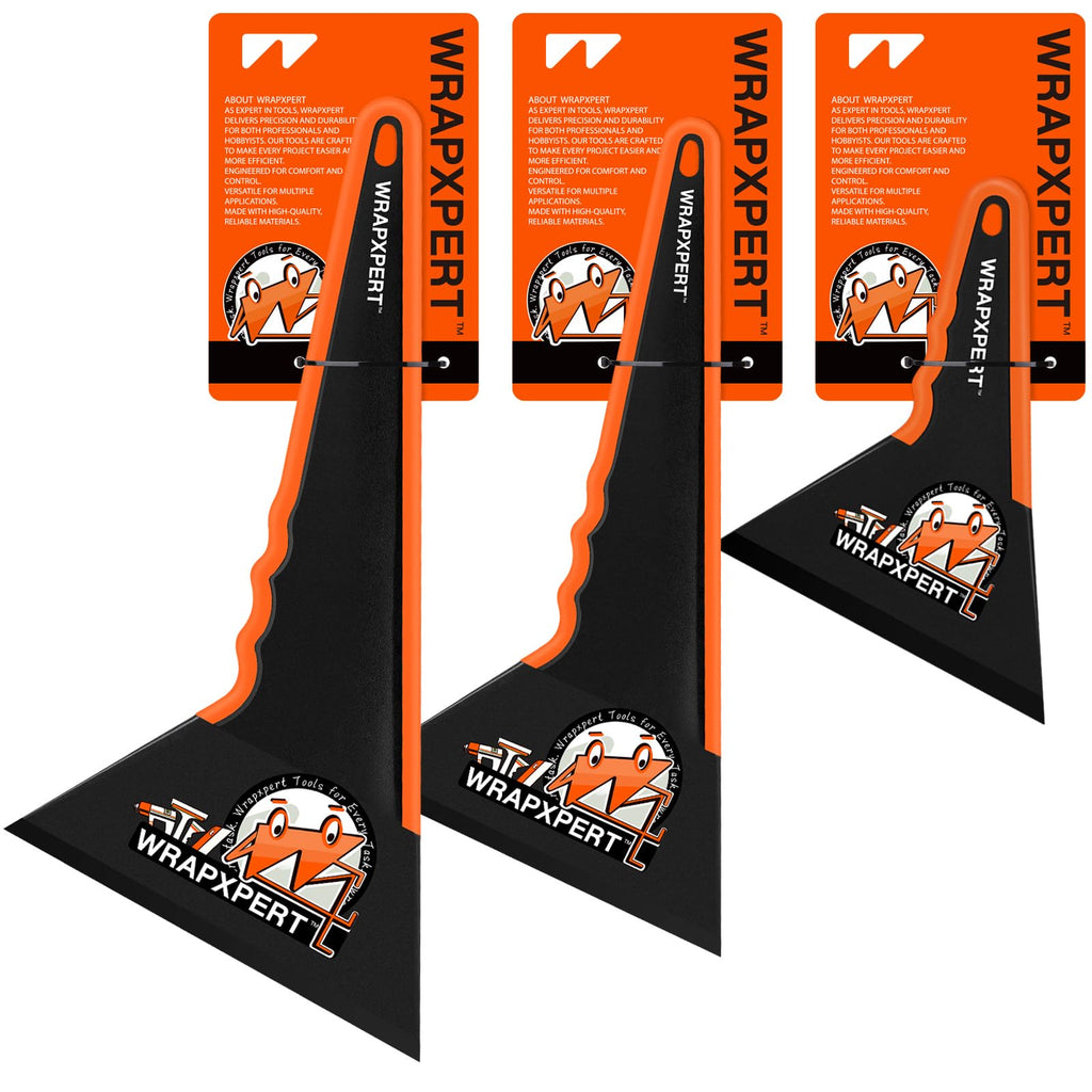 WRAPXPERT Window Tint Tools,3 Pack Window Tint Squeegee Triangle Contour, 3 Different Sizes Tinting Tools for Window, Mirror,Front Windows Rear Glass, Auto Car Glass Film Installation