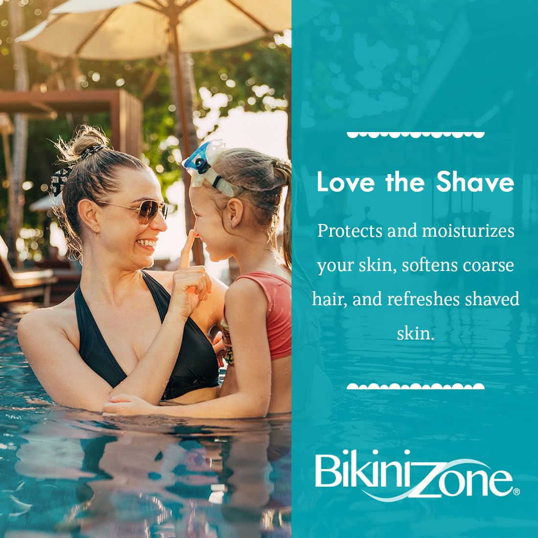 Bikini Zone Soothing Shave Gel Combo, 5 oz Full Size & 3 Travel 1 oz Minis