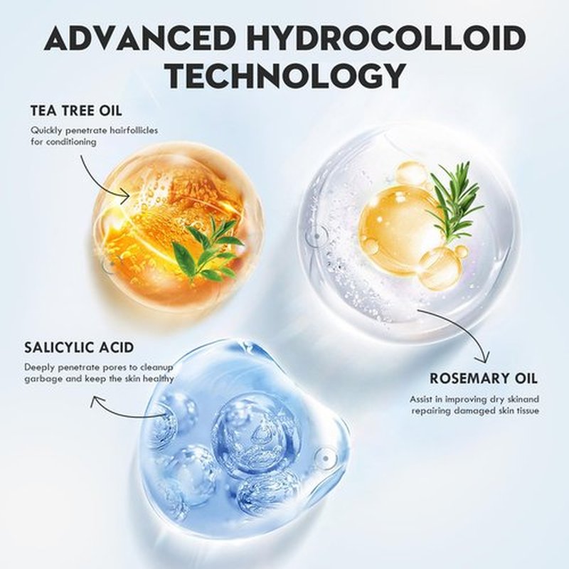 Pimple Patches for Face – Hydrocolloid Acne Patches Set with 4.5ml Liquid Pimple Patch,with Tea Tree, Salicylic Acid 2 Sizes (9mm & 12mm) for Day & Night Skincare | 144 count