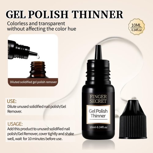 CARMEIN Gel Nail Polish Remover Set, Multi-Use Nail Polish Remover, Professional Liquid Formula for Natural & Long-Lasting Gel Nails（Gel Nail Polish Remover Set)