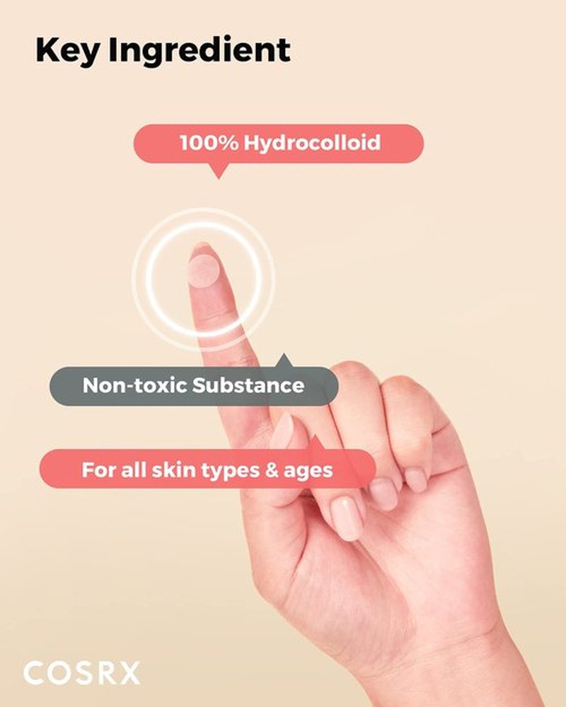 COSRX Master Patch Basic, Overnight Acne Patch Hydrocolloid, Blemish Spot Sticker for Face, Strong adhesion & Thicker Spot Cover, 1 Sizes (36 Count)