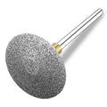 C12rtive Pedicure Drill Bit, Diamond Carbide Foot Nail Drill Bit,Stainless Steel Professional Pedicure Foot Calluses Sanding Polishing Bits for Cracked Skin Callus Removal for Home Salon & DIY(Medium)