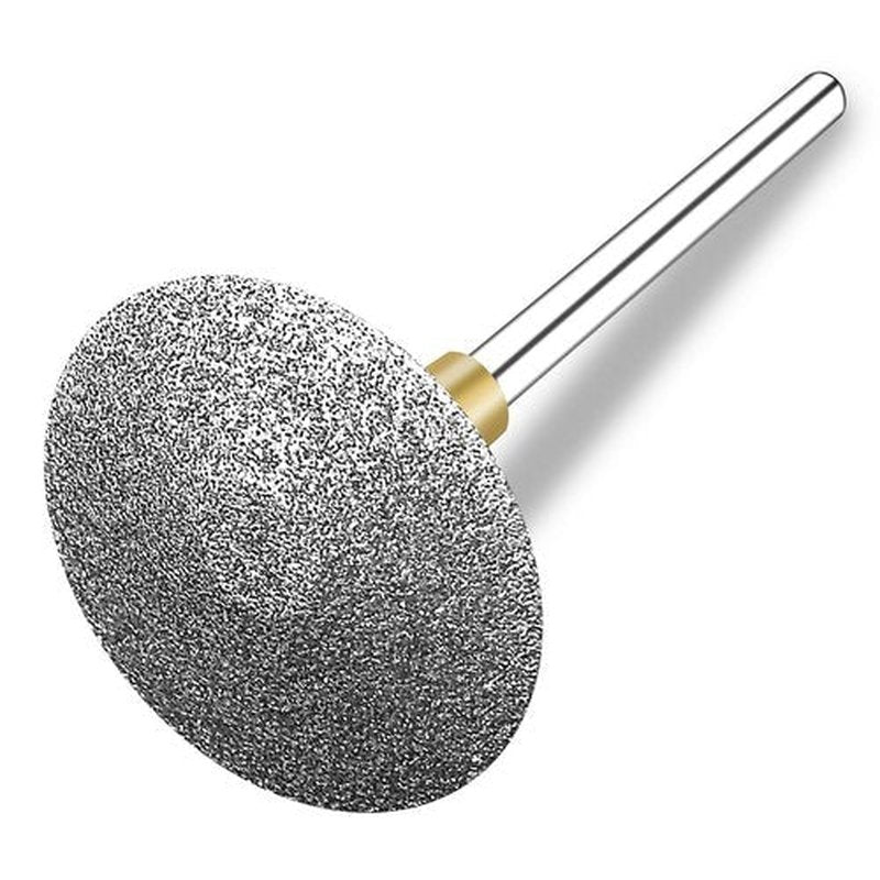C12rtive Pedicure Drill Bit, Diamond Carbide Foot Nail Drill Bit,Stainless Steel Professional Pedicure Foot Calluses Sanding Polishing Bits for Cracked Skin Callus Removal for Home Salon & DIY(Medium)
