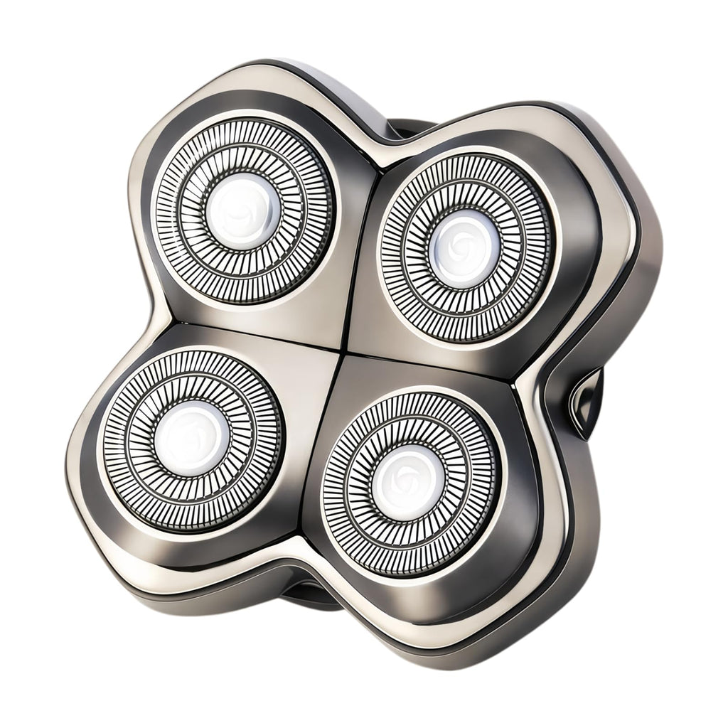 1 Pack Shaver Pro 4 Replacement Heads Compatible with Skulls Pitbulls Series,Gold PRO/Silver PRO/Platinum PRO/Butterfly Kiss PRO Head Shavers,Electric Shaver & Head Shaver Replacement Blade