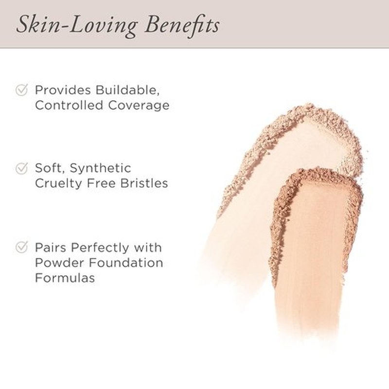 PÜR MINERALS Chisel Makeup Brush - Flat Top, Synthetic, Cruelty-Free Bristles, 1 Ct.