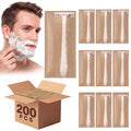 LemonRoad 200 Pcs Individually Wrapped Disposable Razors Bulk for Women Men Biodegradable Portable Twin Blade Shaving Razor Wheat Straw Shavers for Hotel Homeless Shelter Charity Camping Travel