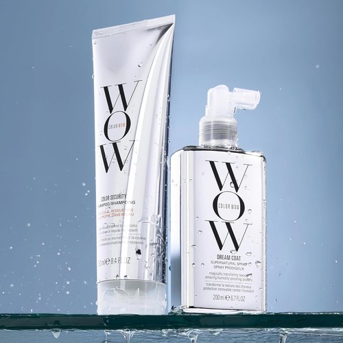 COLOR WOW Ultimate Frizz-Free Bundle | Dream Coat & Color Security Shampoo for Shiny, Humidity-Proof Hair