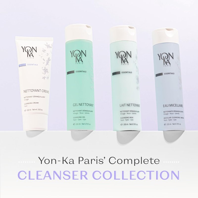 Yonka Nettoyant Creme - Cleansing Makeup Remover Cream with Calming Peppermint | 3.53 oz for Sensitive Skin