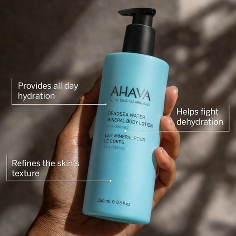 AHAVA Dead Sea Water Mineral Body Lotion - All-Day Hydration & Skin Refinement | 8.5 fl. oz.