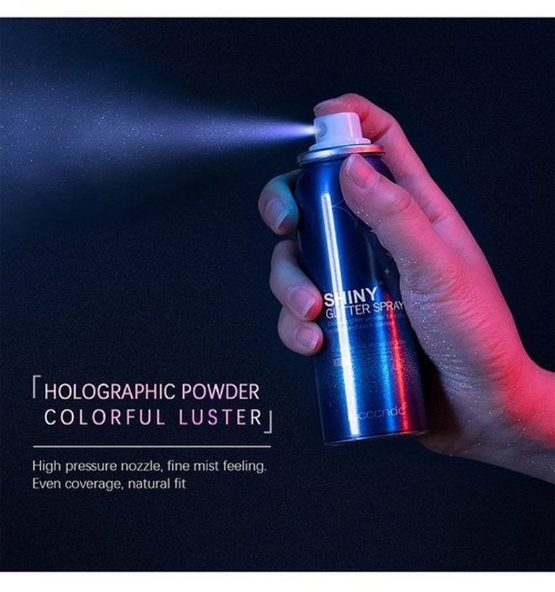 Corleone Body Glitter,Shiny Glitter Spray for Hair,Highlighter Powder,Glitter Shimmer Sparkle Hairspray Powder Makeup, for Face Body Hair Dress Prom Party