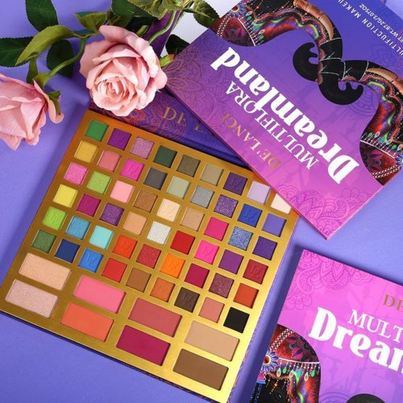 Afflano Big Makeup Palette for Brown Green Eyes, All in One Large Eyeshadow Makeup Palette 62 Colors, Professional Durable Colorful Eye Shadow Pallet for Beginners Old Women Halloween Bruise Cosplay