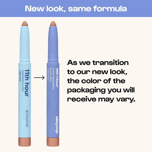 ALLEYOOP 11th Hour Waterproof Cream Eyeshadow Stick - Long-Lasting Smudge-Proof Matte Eyeliner & Highlighter | Mauve Matte