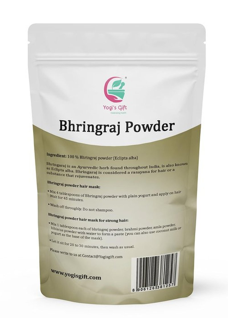 100% Pure Bhringraj Powder | 1 Pound (454 grams) | Eclipta Alba | Karisalankanni Powder | False Daisy Powder | By Yogi's gift®