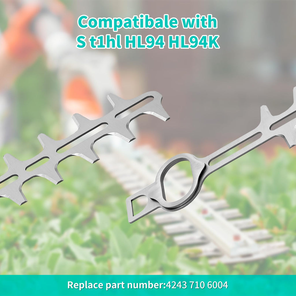 24" Hedge Trimmer Blade Set, Compatible with Sti hl HL94 HL94K, Replaces 4243 710 6004, 1 Pair of 2 Blades