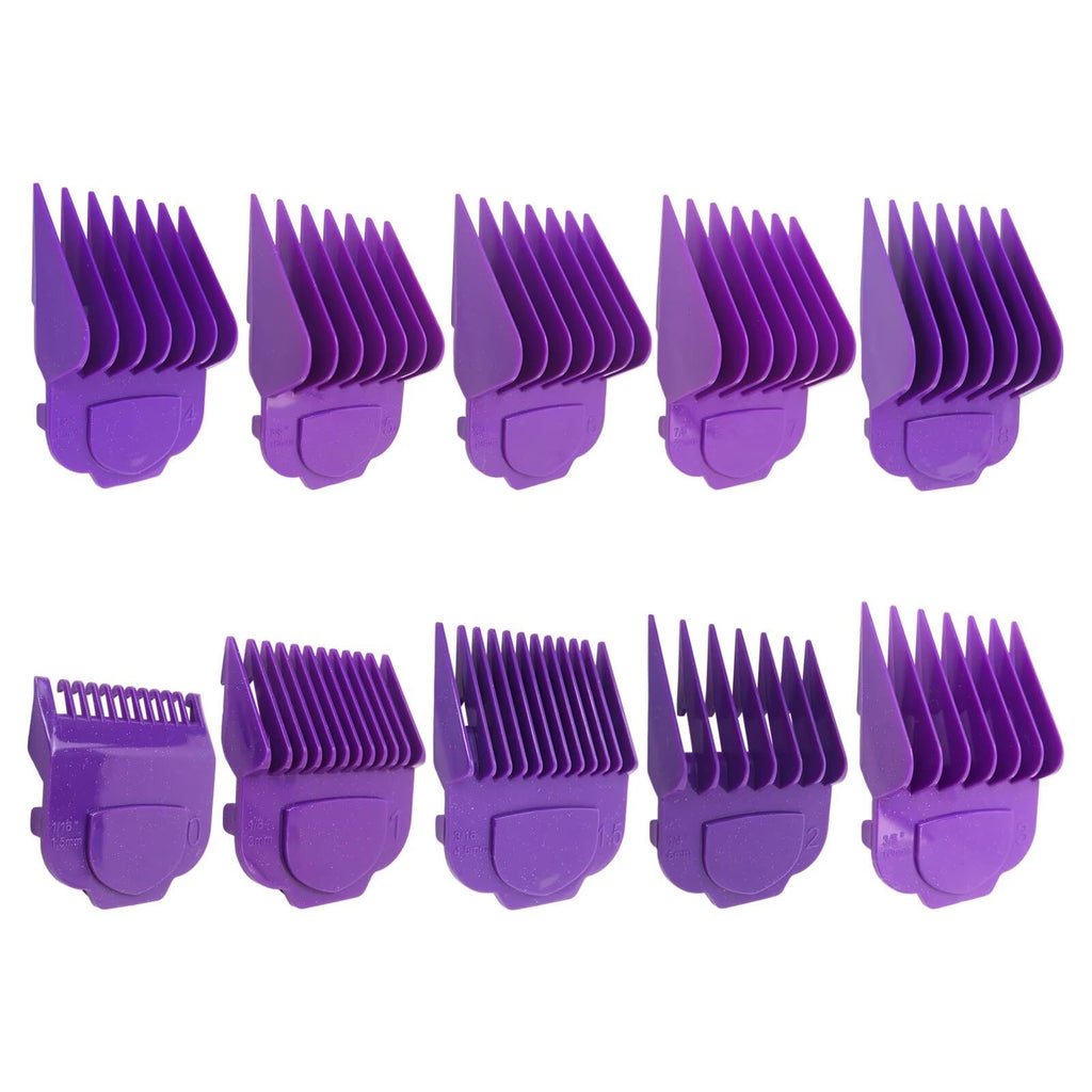 WELURE for Andis Clipper Guards 10-Pack - Magnetic Guide Combs for Master/MBA/MC-2/PM-1/PM-5 Models